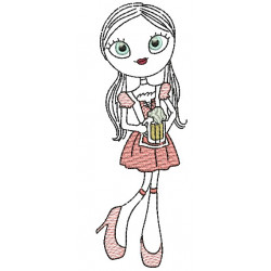 Stickdatei - Bayrisches Mädel 8